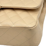 シャネル CHANEL マトラッセ 25 A01112 14番台 ベージュ シルバー金具 キャビアスキン レディース ショルダーバッグ