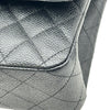 シャネル CHANEL マトラッセ 25 A01112 18番台 ブラックゴールド金具 キャビアスキン レディース ショルダーバッグ