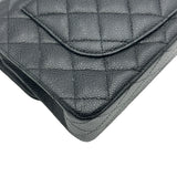 シャネル CHANEL マトラッセ23 A01113 ブラック ゴールド金具 キャビアスキン レディース ショルダーバッグ