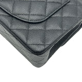 シャネル CHANEL マトラッセ23 A01113 ブラック ゴールド金具 キャビアスキン レディース ショルダーバッグ
