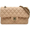シャネル CHANEL マトラッセ 23 A01113 ベージュ ゴールド金具 キャビアスキン レディース ショルダーバッグ
