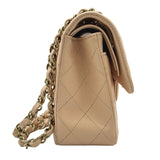 シャネル CHANEL マトラッセ 23 A01113 ベージュ ゴールド金具 キャビアスキン レディース ショルダーバッグ