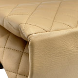 シャネル CHANEL ココマークフラップチェーンショルダー A07095 20番台 ベージュ シルバー金具 ラムスキン レディース ショルダーバッグ