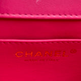 シャネル CHANEL マトラッセ ミニフラップ ショルダー AS3648 ピンク ゴールド金具 レザー レディース ショルダーバッグ
