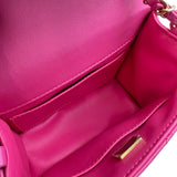 シャネル CHANEL マトラッセ ミニフラップ ショルダー AS3648 ピンク ゴールド金具 レザー レディース ショルダーバッグ