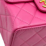シャネル CHANEL マトラッセ ミニフラップ ショルダー AS3648 ピンク ゴールド金具 レザー レディース ショルダーバッグ
