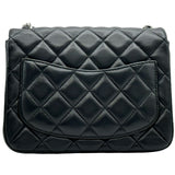シャネル CHANEL ミニマトラッセ 18 A35200 17番台 ブラック シルバー金具 ラムスキン レディース ショルダーバッグ