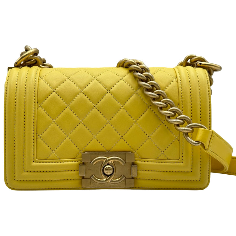 シャネル CHANEL ボーイ シャネル 20 A67085 27番台 イエロー ゴールド