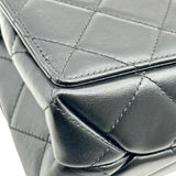 シャネル CHANEL マトラッセ チェーンショルダーバッグ ブラック ゴールド金具 ラムスキン レディース ショルダーバッグ