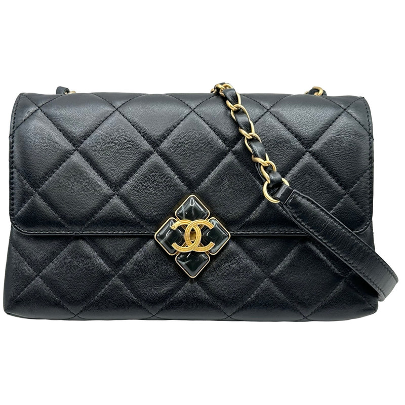 シャネル CHANEL マトラッセ チェーンショルダーバッグ ブラック 