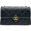 シャネル CHANEL マトラッセ チェーンショルダーバッグ ブラック ゴールド金具 ラムスキン レディース ショルダーバッグ
