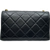 シャネル CHANEL マトラッセ チェーンショルダーバッグ ブラック ゴールド金具 ラムスキン レディース ショルダーバッグ