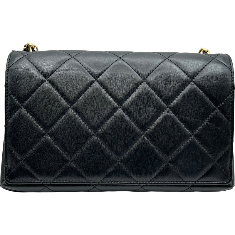 シャネル CHANEL マトラッセ チェーンショルダーバッグ ブラック