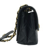 シャネル CHANEL マトラッセ チェーンショルダーバッグ ブラック ゴールド金具 ラムスキン レディース ショルダーバッグ