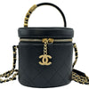 シャネル CHANEL バニティチェーンショルダーバッグ AS2061 30番台 ブラック ゴールド金具 ラムスキン レディース ショルダーバッグ
