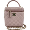 シャネル CHANEL マトラッセ バニティ チェーンショルダーバッグ AS2362 31番台 ピンク ゴールド金具 キャビアスキン レディース ショルダーバッグ