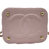 シャネル CHANEL マトラッセ バニティ チェーンショルダーバッグ AS2362 31番台 ピンク ゴールド金具 キャビアスキン レディース ショルダーバッグ