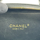 シャネル CHANEL CCフィリグリー スモールバニティチェーンショルダーバッグ A93342 25番台 ブラック ゴールド金具 キャビアスキン レディース ショルダーバッグ
