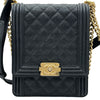 シャネル CHANEL ボーイ シャネル チェーンショルダー AS0130 27番台 ブラック ゴールド金具 キャビアスキン レディース ショルダーバッグ