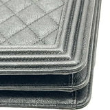シャネル CHANEL ボーイ シャネル チェーンショルダー AS0130 27番台 ブラック ゴールド金具 キャビアスキン レディース ショルダーバッグ