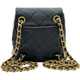 シャネル CHANEL アイコンチャーム スモールリュック AS4275 ブラック ゴールド金具 ラムスキン レディース リュック・デイパック