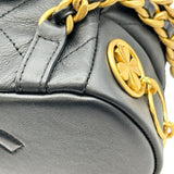 シャネル CHANEL アイコンチャーム スモールリュック AS4275 ブラック ゴールド金具 ラムスキン レディース リュック・デイパック