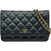 シャネル CHANEL マトラッセ チェーンウォレット AP0250 ブラック ゴールド金具 キャビアスキン レディース ショルダーバッグ