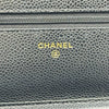シャネル CHANEL マトラッセ チェーンウォレット AP0250 ブラック ゴールド金具 キャビアスキン レディース ショルダーバッグ