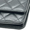 シャネル CHANEL マトラッセ チェーンウォレット AP0250 ブラック ゴールド金具 キャビアスキン レディース ショルダーバッグ