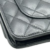 シャネル CHANEL マトラッセ チェーンウォレット AP0250 ブラック ゴールド金具 キャビアスキン レディース ショルダーバッグ