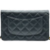 シャネル CHANEL マトラッセ チェーンウォレット AP0250 ブラック ゴールド金具 キャビアスキン レディース ショルダーバッグ