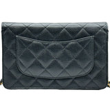 シャネル CHANEL マトラッセ チェーンウォレット AP0250 ブラック ゴールド金具 キャビアスキン レディース ショルダーバッグ