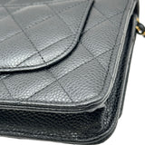 シャネル CHANEL マトラッセ チェーンウォレット AP0250 ブラック ゴールド金具 キャビアスキン レディース ショルダーバッグ