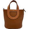 エルメス HERMES インザループ 18 U刻印 ゴールド シルバー金具 トリヨン/スイフト レディース ハンドバッグ