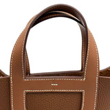 エルメス HERMES インザループ 18 U刻印 ゴールド シルバー金具 トリヨン/スイフト レディース ハンドバッグ