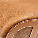 エルメス HERMES インザループ 18 U刻印 ゴールド シルバー金具 トリヨン/スイフト レディース ハンドバッグ