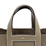 エルメス HERMES インザループ 18 B刻印 エトゥープシルバー金具 トリヨン/スイフト レディース ハンドバッグ
