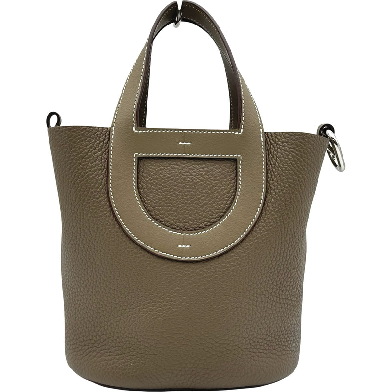 エルメス HERMES インザループ 18 B刻印 エトゥープシルバー金具