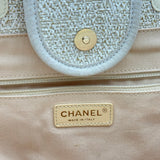 シャネル CHANEL ドーヴィルGM A66941 アイボリー ゴールド金具 キャンバス レディース トートバッグ