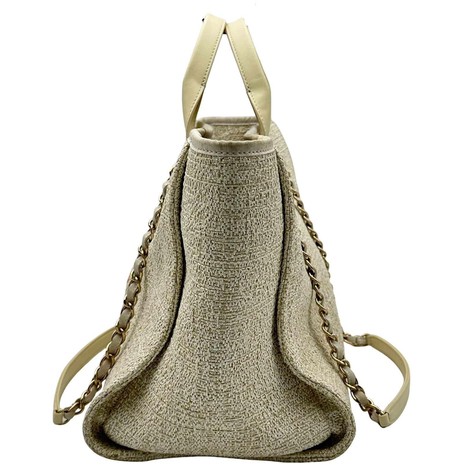 シャネル CHANEL ドーヴィルGM A66941 アイボリー ゴールド金具