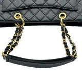 シャネル CHANEL GSTトートバッグ A50995 19番台 ブラック ゴールド金具 キャビアスキン レディース トートバッグ