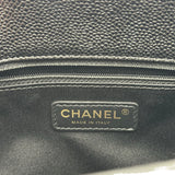 シャネル CHANEL GSTトートバッグ A50995 19番台 ブラック ゴールド金具 キャビアスキン レディース トートバッグ