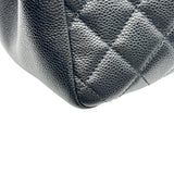 シャネル CHANEL GSTトートバッグ A50995 19番台 ブラック ゴールド金具 キャビアスキン レディース トートバッグ