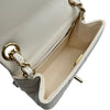 シャネル CHANEL チョコバーミニフラップバッグ AS3744 ホワイト ゴールド金具 ラムスキン レディース ショルダーバッグ