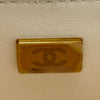 シャネル CHANEL チョコバーミニフラップバッグ AS3744 ホワイト ゴールド金具 ラムスキン レディース ショルダーバッグ