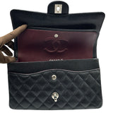 シャネル CHANEL マトラッセ25 A01112 24番台 ブラック シルバー金具 キャビアスキン」 レディース ショルダーバッグ