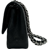 シャネル CHANEL マトラッセ25 A01112 24番台 ブラック シルバー金具 キャビアスキン」 レディース ショルダーバッグ
