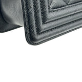 シャネル CHANEL ボーイシャネル25 A67086 ブラック ゴールド金具 キャビアスキン レディース ショルダーバッグ