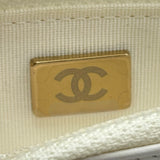 シャネル CHANEL マトラッセ チェーンウォレット AP3464 ホワイト ゴールド金具 キャビアスキン レディース ショルダーバッグ