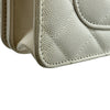 シャネル CHANEL マトラッセ チェーンウォレット AP3464 ホワイト ゴールド金具 キャビアスキン レディース ショルダーバッグ